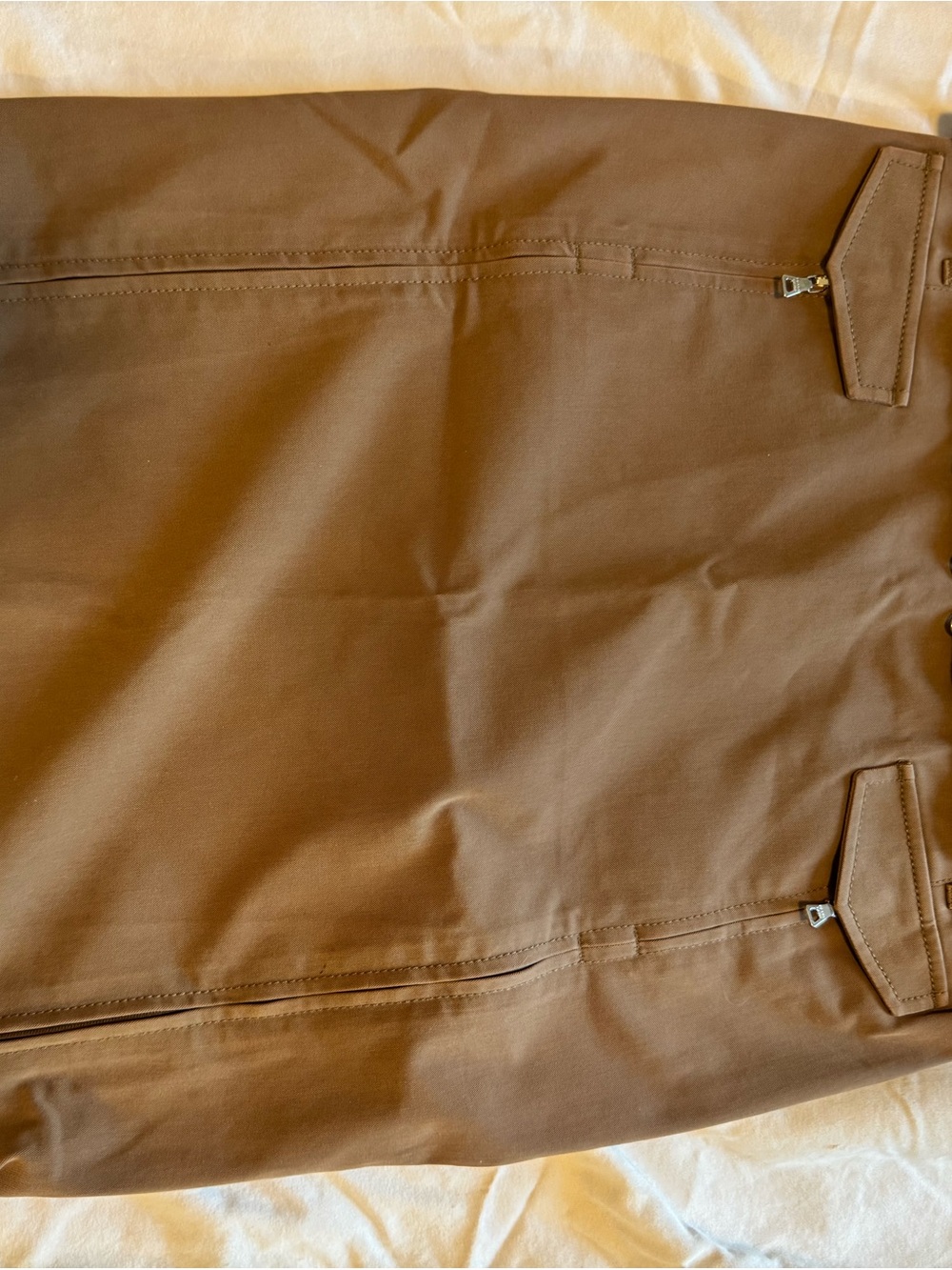Prada Sport Linea Rossa Brown Utility Skirt Size 42